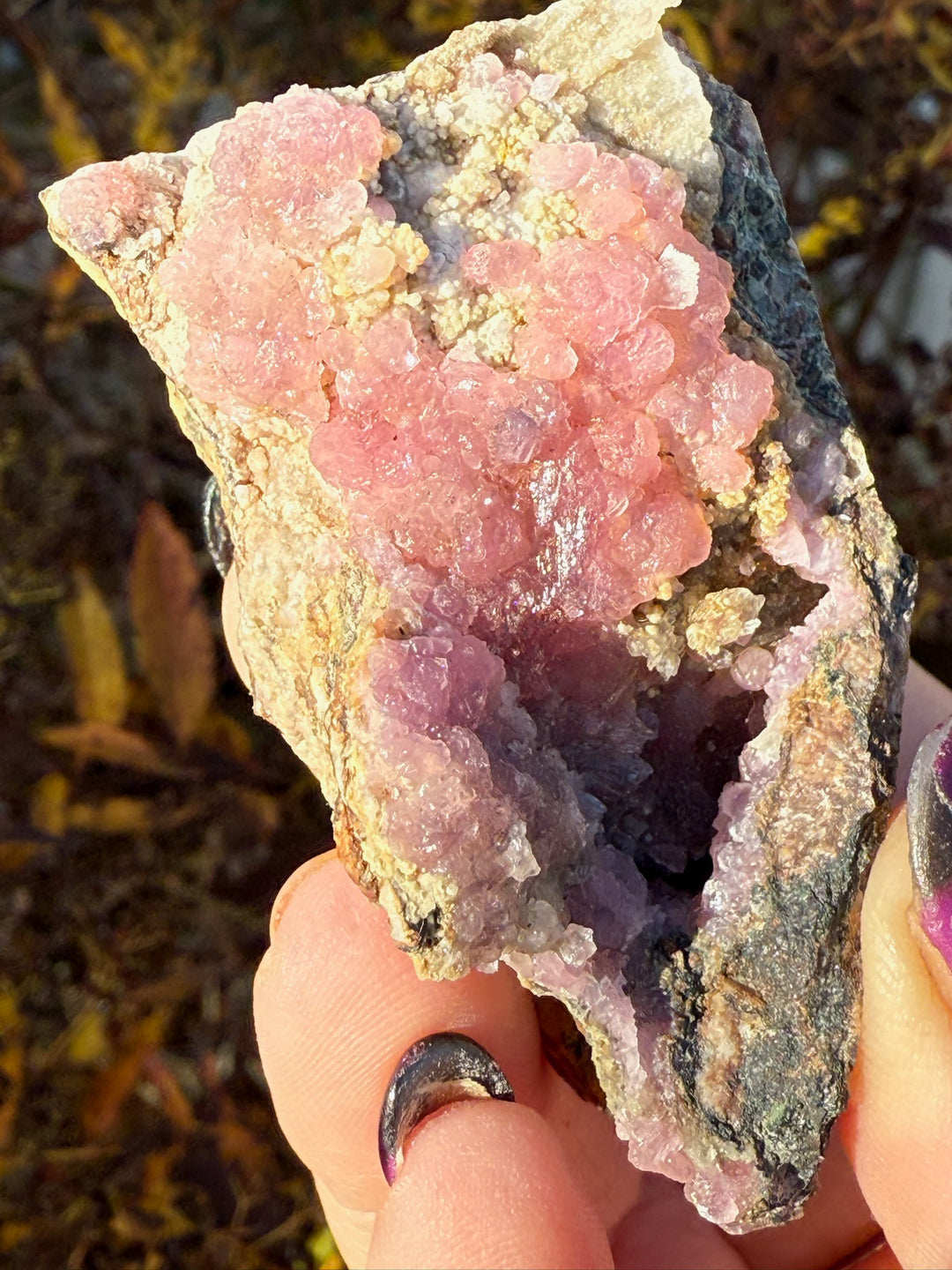 Pink Cobaltoan Calcite Specimen from Morocco