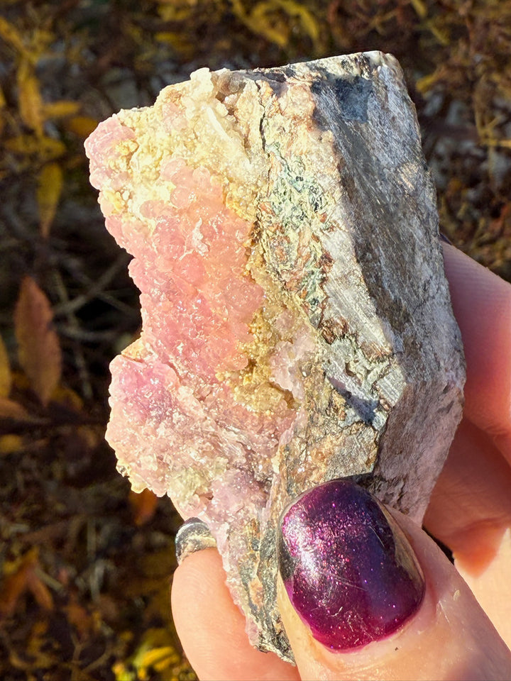 Pink Cobaltoan Calcite Specimen from Morocco