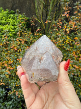 Load image into Gallery viewer, Harlequin Lepidchrosite in Quartz Point Specimen
