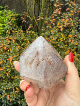 Load image into Gallery viewer, Harlequin Lepidchrosite in Quartz Point Specimen
