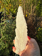 Load image into Gallery viewer, Pink Feather Calcite Stalactite Specimen
