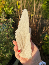Load image into Gallery viewer, Pink Feather Calcite Stalactite Specimen
