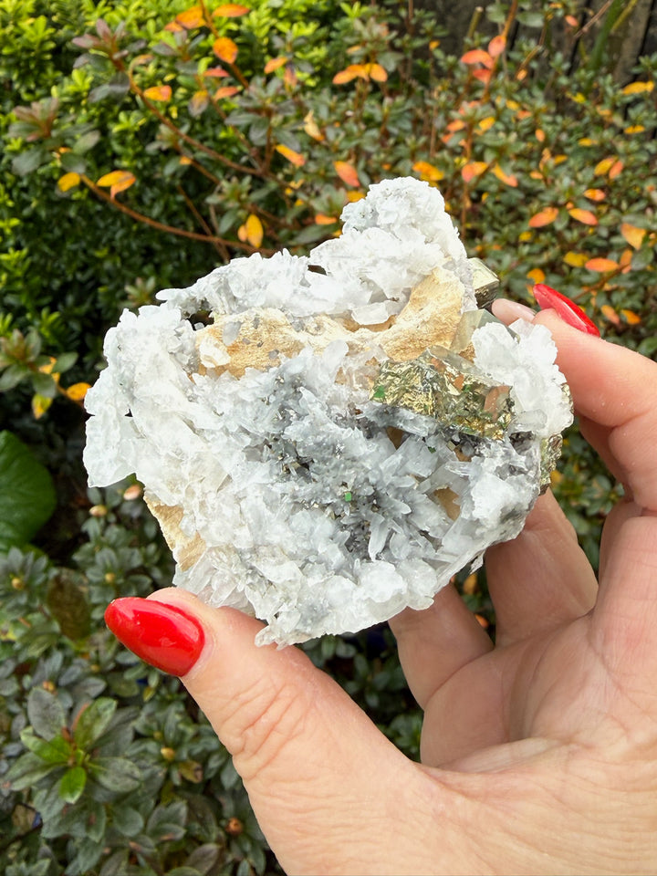 Pyrite and Quartz Specimen from Shangbao