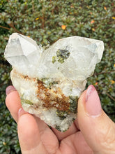 Load image into Gallery viewer, Epidote on Quartz Specimen from Meigu China
