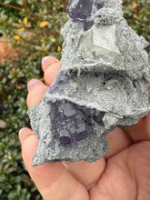 Load image into Gallery viewer, Purple Fluorite and Calcite Specimen from Fujian
