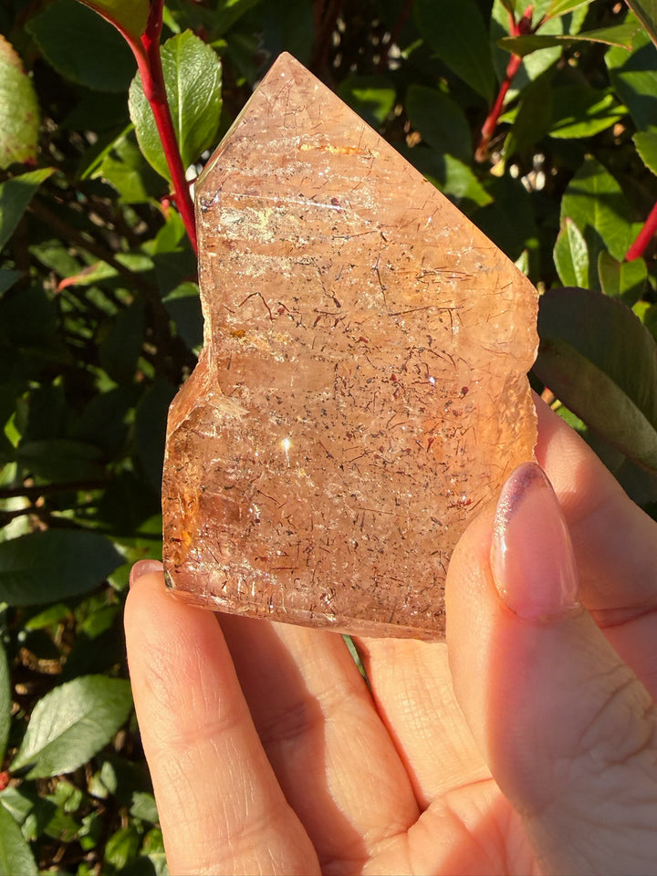 Rare Harlequin Lepidochrosite Quartz Specimen
