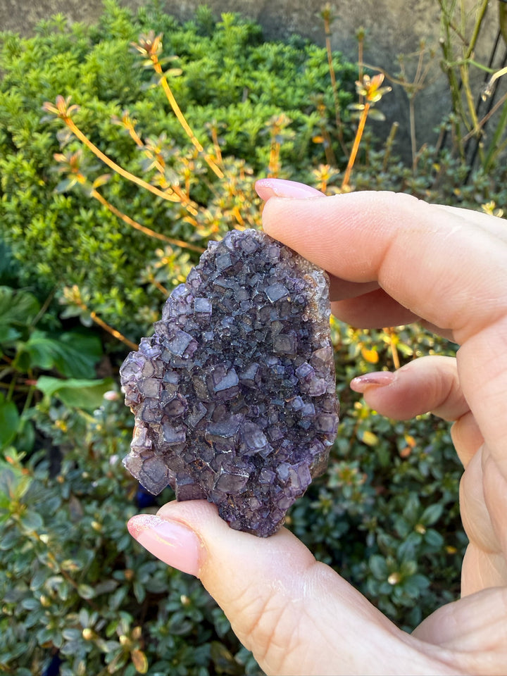 Purple Fluorite Specimen with Zoning from Guizhou