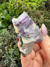 Load image into Gallery viewer, Purple Fluorite with Arsenopyrite from YGX Yaogangxian, China
