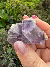 Load image into Gallery viewer, Purple Fluorite with Arsenopyrite from YGX Yaogangxian, China
