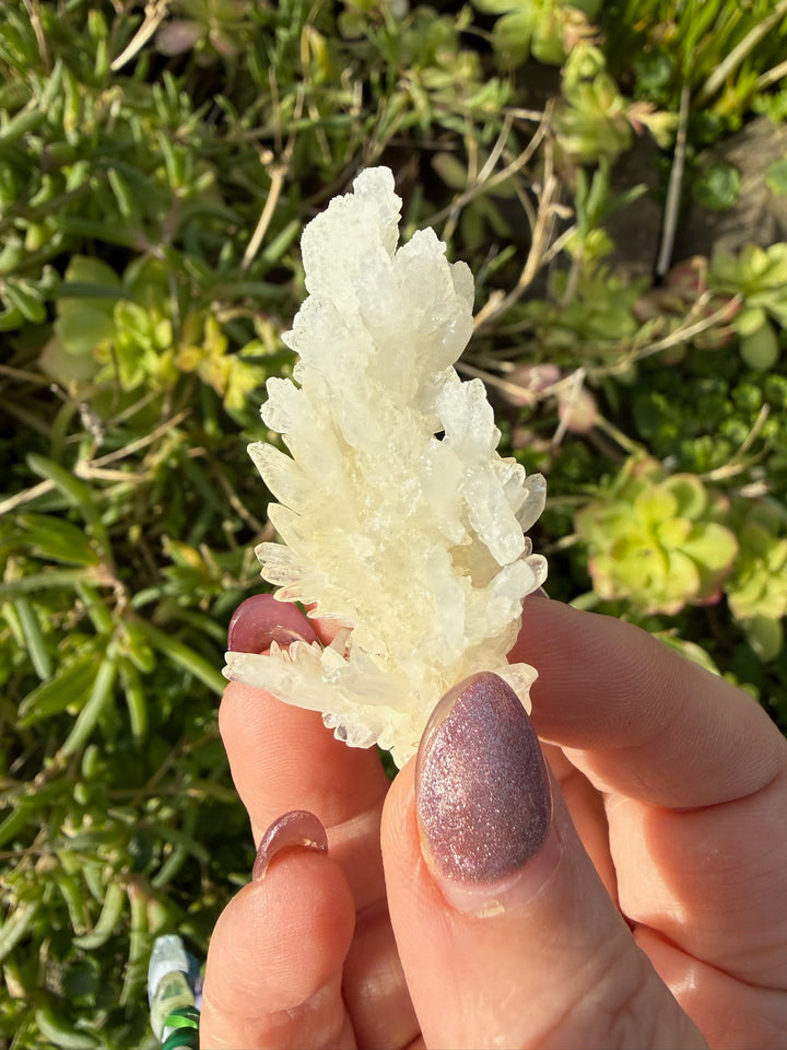 White Aragonite Specimen