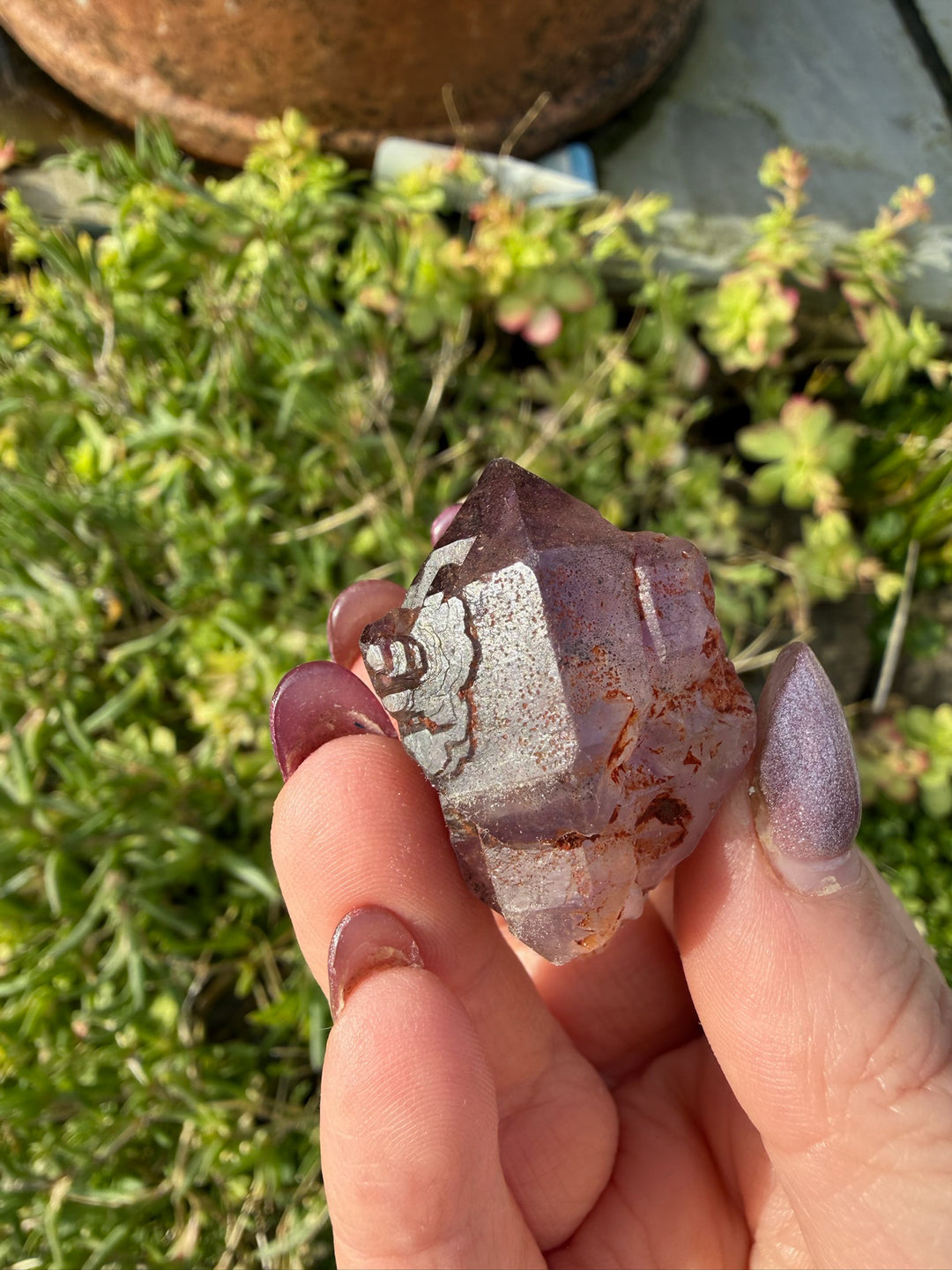 Elestial Amethyst Double Terminated Specimen
