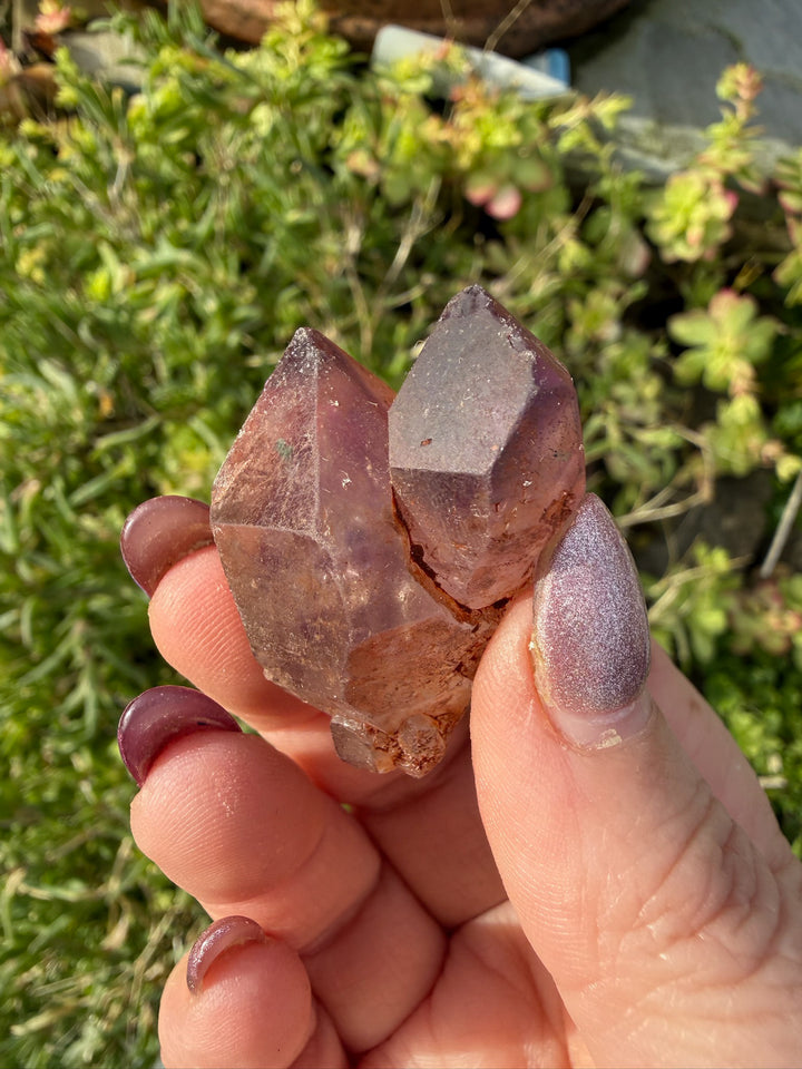 Twin Amethyst Double Specimen from Africa