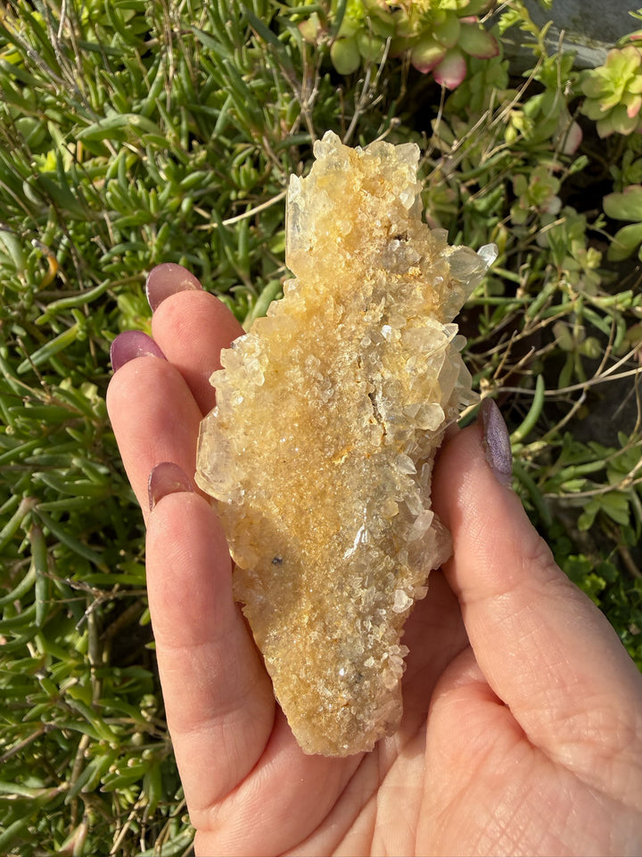 Quartz and Limonite Cluster Specimen