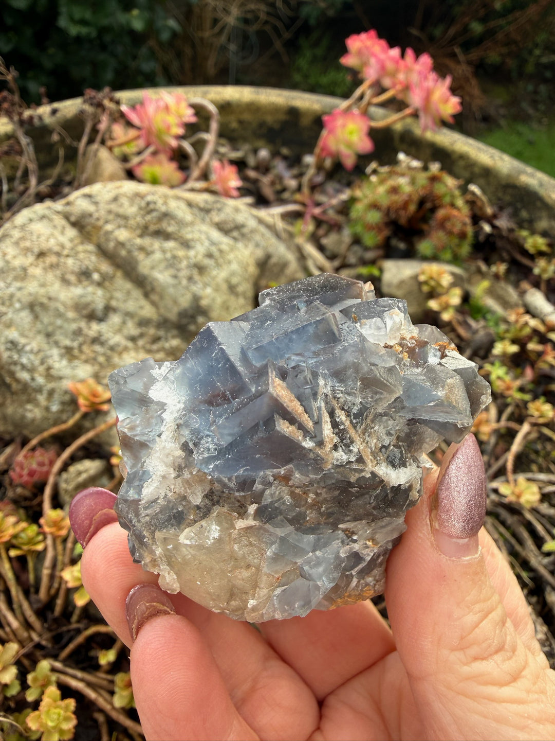 Blue Fluorite Specimen from Pakistan