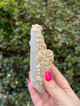 Load image into Gallery viewer, Quartz with Desert Rose Gypsum Specimen from Inner Mongolia
