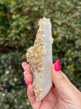 Load image into Gallery viewer, Quartz with Desert Rose Gypsum Specimen from Inner Mongolia
