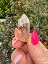 Load image into Gallery viewer, Sunset Phantom Quartz with Hematite Inclusions
