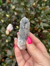 Load image into Gallery viewer, Double Terminated Soulmate Quartz with Calcite and Specular Hematite
