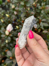 Load image into Gallery viewer, Double Terminated Soulmate Quartz with Calcite and Specular Hematite
