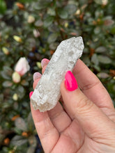 Load image into Gallery viewer, Double Terminated Soulmate Quartz with Calcite and Specular Hematite

