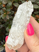 Load image into Gallery viewer, Double Terminated Soulmate Quartz with Calcite and Specular Hematite
