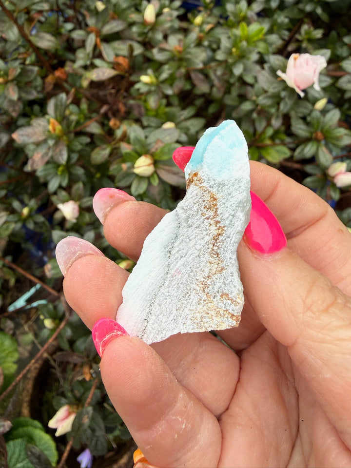 Blue Aragonite from Yunnan
