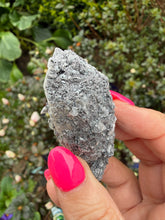 Load image into Gallery viewer, Candle Quartz Specimen with Specular Hematite
