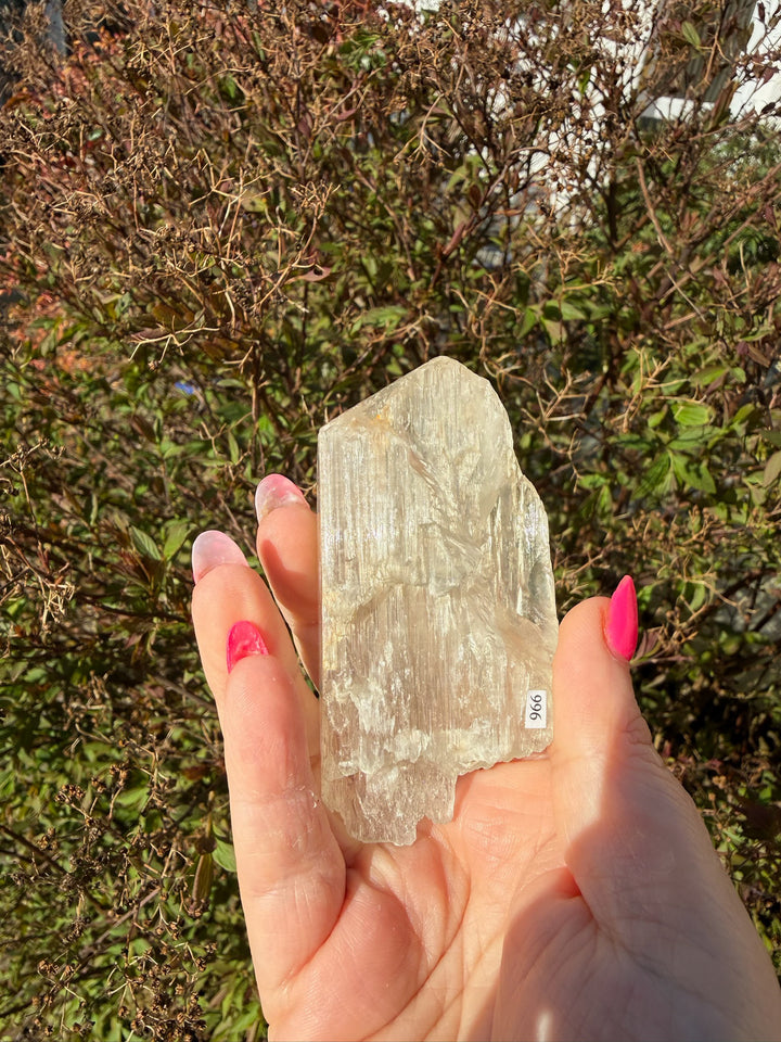 Large UV Reactive Clear Spodumene Specimen