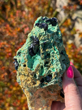 Load image into Gallery viewer, Large Gemmy Cobalt Azurite and Malachite
