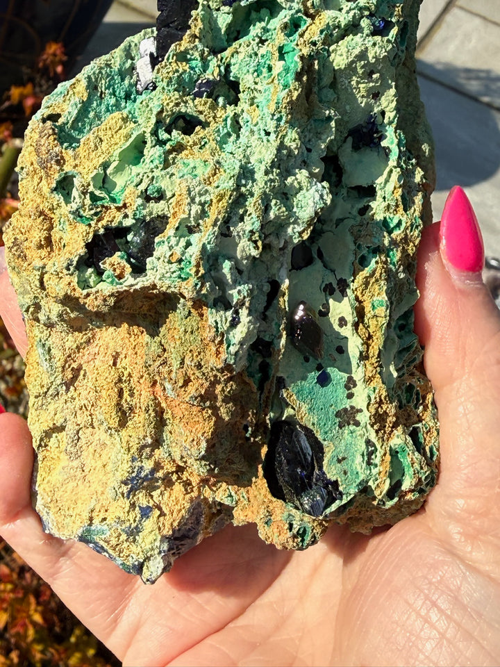 Large Gemmy Cobalt Azurite and Malachite