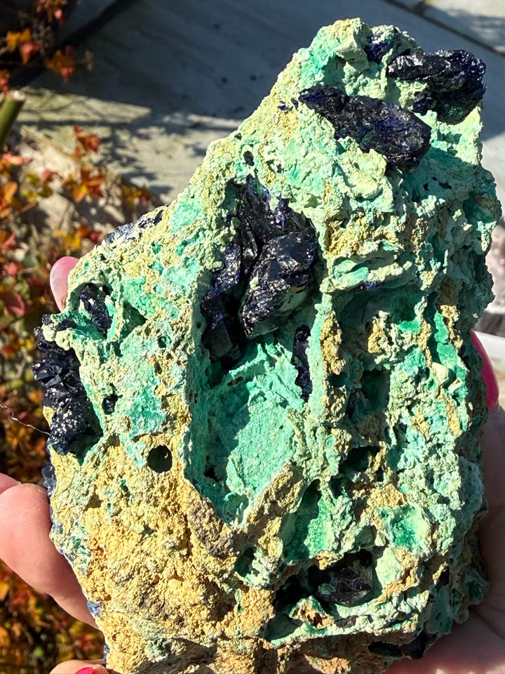 Large Gemmy Cobalt Azurite and Malachite