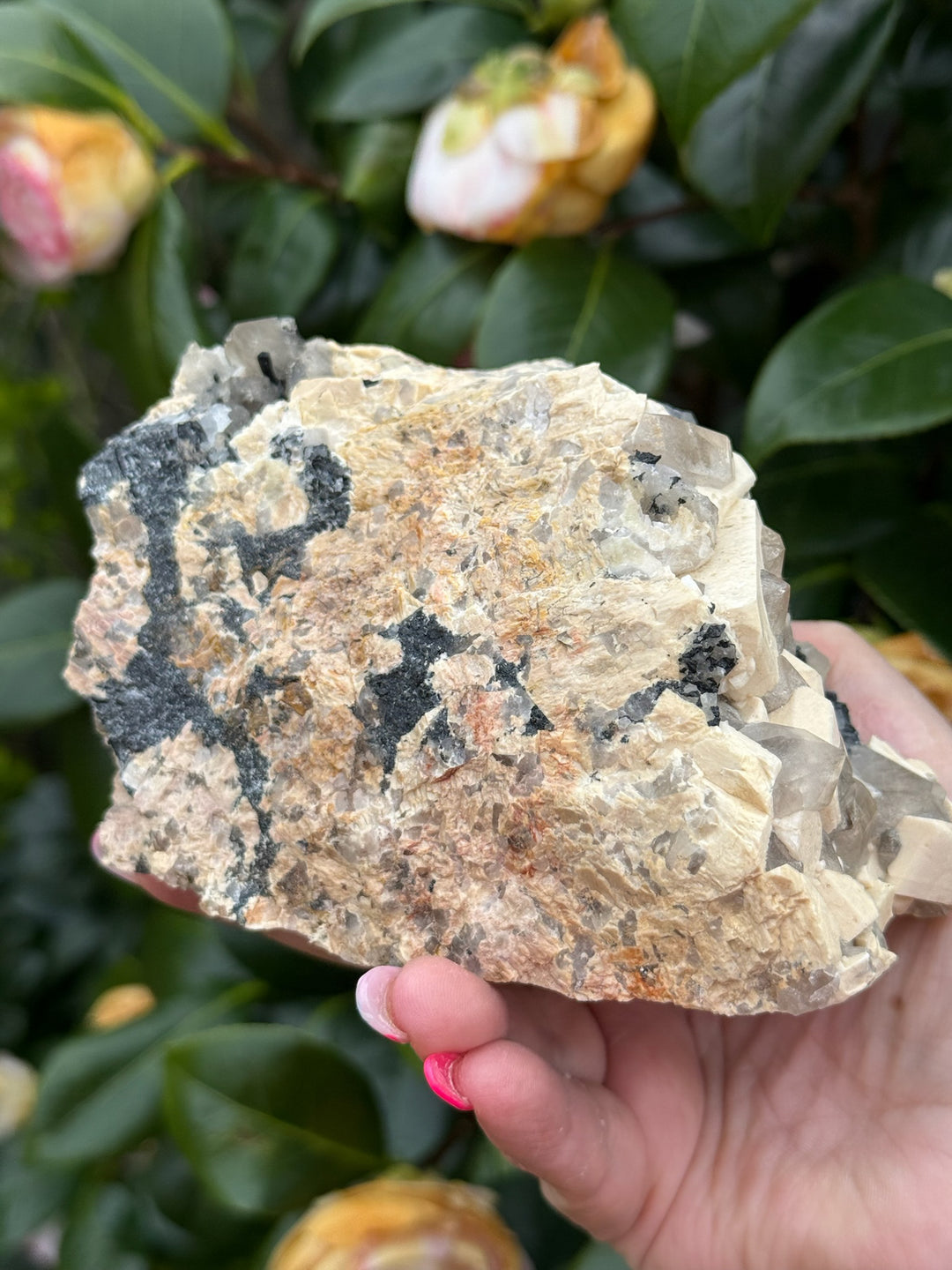 Microcline &amp; Jeremejevite from Namibia