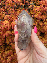Load image into Gallery viewer, Multiple Enhydro Smoky Quartz Double Terminated Point
