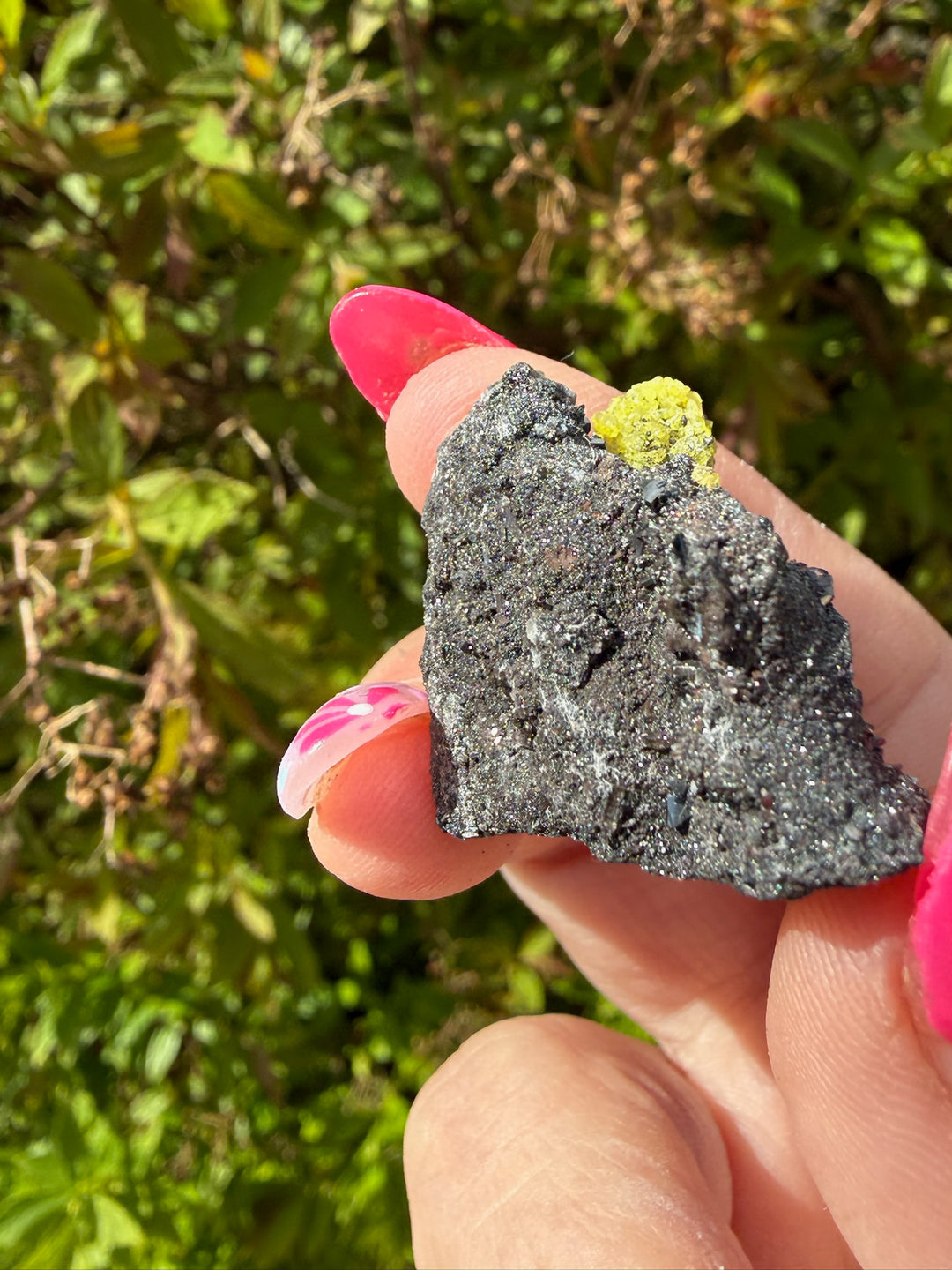 Ettringite Manganite and Calcite Specimen from N’Chwaning.