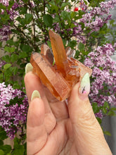 Load image into Gallery viewer, Natural Tangerine Quartz Cluster Specimen
