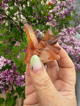Load image into Gallery viewer, Natural Tangerine Quartz Cluster Specimen

