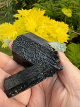 Load image into Gallery viewer, Rare Black Tourmaline with Aquamarine Specimen
