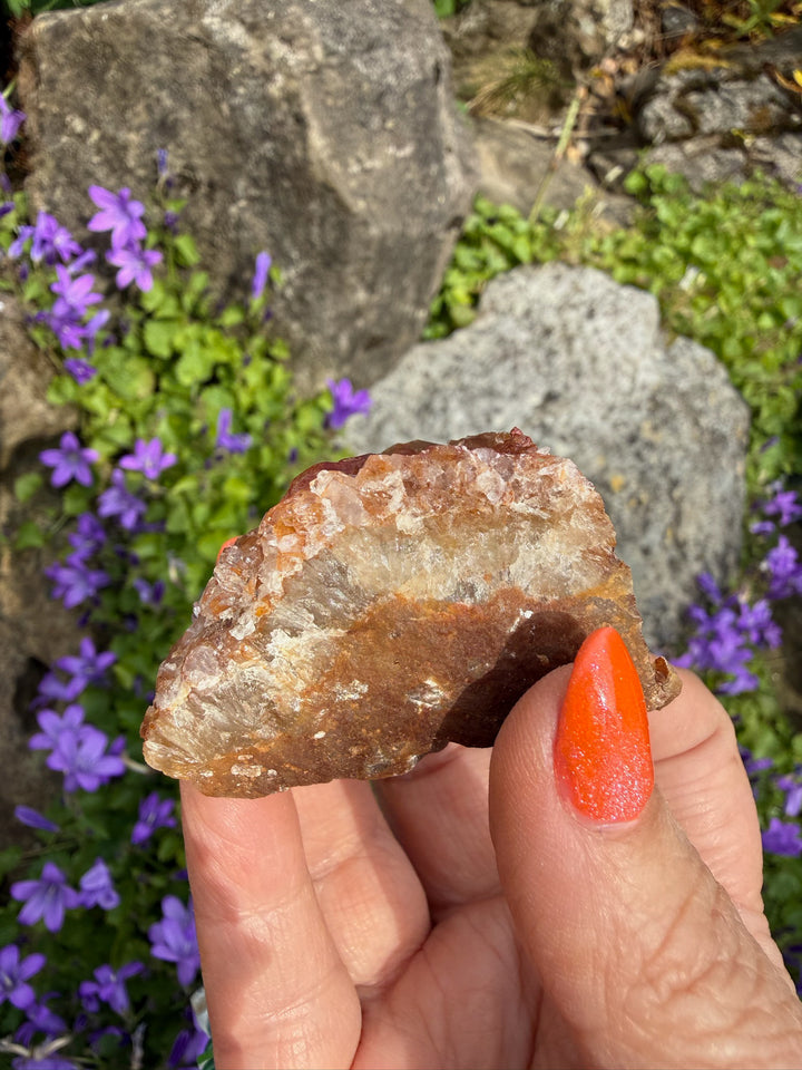Selenite on Fluorite Specimen