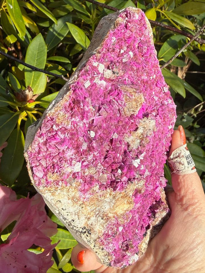 Vibrant Cobalt Calcite Specimen from Congo