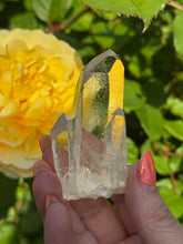 Load image into Gallery viewer, Clear Arkansas Quartz Point Cluster Specimen
