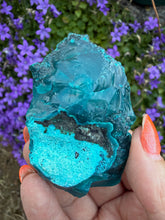 Load image into Gallery viewer, Very Rare Gem Silica Chrysocolla Chalcedony Specimen from Peru
