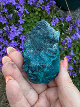 Load image into Gallery viewer, Very Rare Gem Silica Chrysocolla Chalcedony Specimen from Peru
