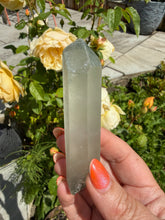 Load image into Gallery viewer, Self Healed Quartz with Chlorite Point from Felli Valley Switzerland

