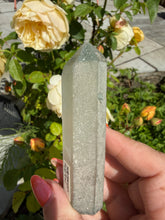 Load image into Gallery viewer, Self Healed Quartz with Chlorite Point from Felli Valley Switzerland
