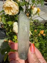Load image into Gallery viewer, Self Healed Quartz with Chlorite Point from Felli Valley Switzerland
