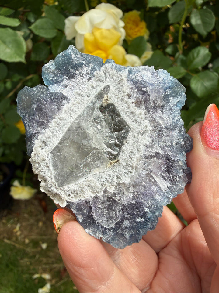 Quality Blue Bubble Fluorite Specimen from Inner Mongolia
