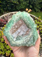 Load image into Gallery viewer, Green Fluorite and Chalcedony Specimen
