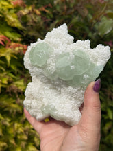 Load image into Gallery viewer, Large UV Reactive Stepped Mint Green Fluorite Specimen from Fujian
