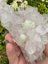 Load image into Gallery viewer, Quartz and Prehnite Specimen from Yunnan
