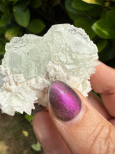 Load image into Gallery viewer, UV Reactive Stepped Green Fluorite and Calcite from Fujian
